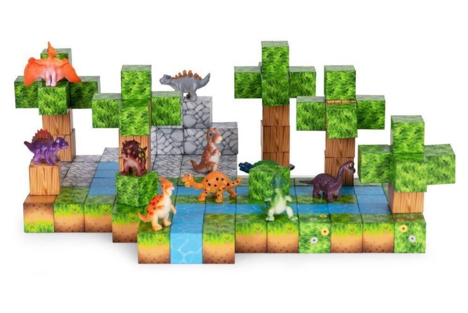 set magnetnih kocki za decu – 142 dela kocke i dinosaurisi5347142