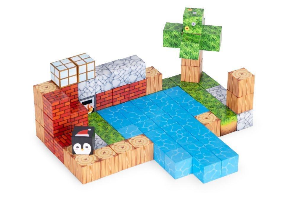 Set magnetnih kocki za decu – 87 delova Set magnetnih kocki za decu – 87 delova