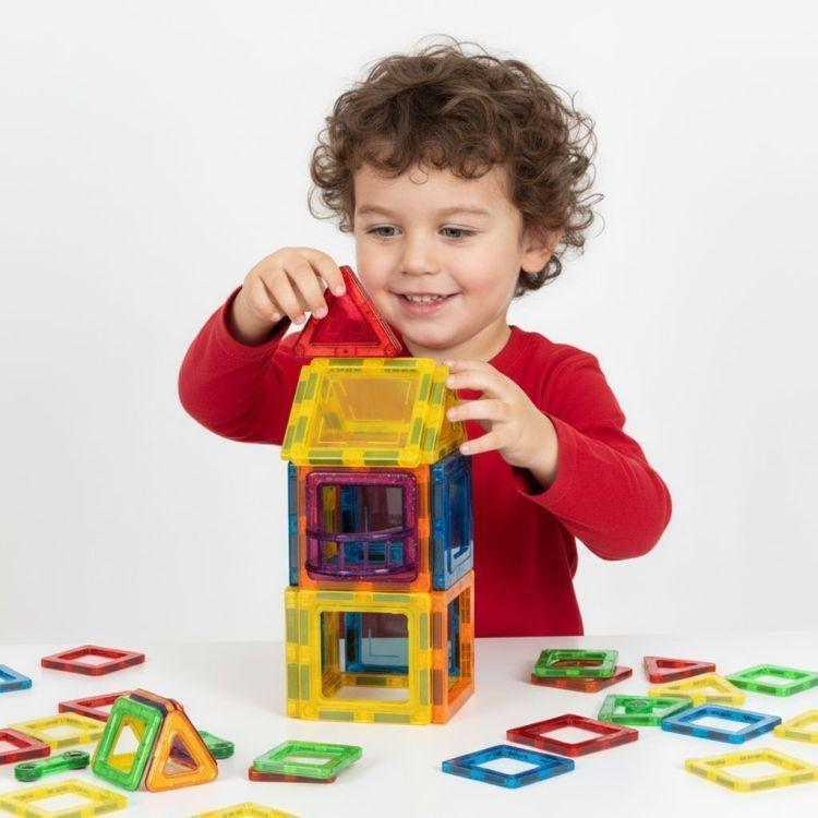 set magnetnih kocki za decu – kuca i auto 45 delova5347223