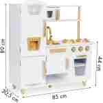 Velika drvena kuhinja za decu white and gold - Slika 5