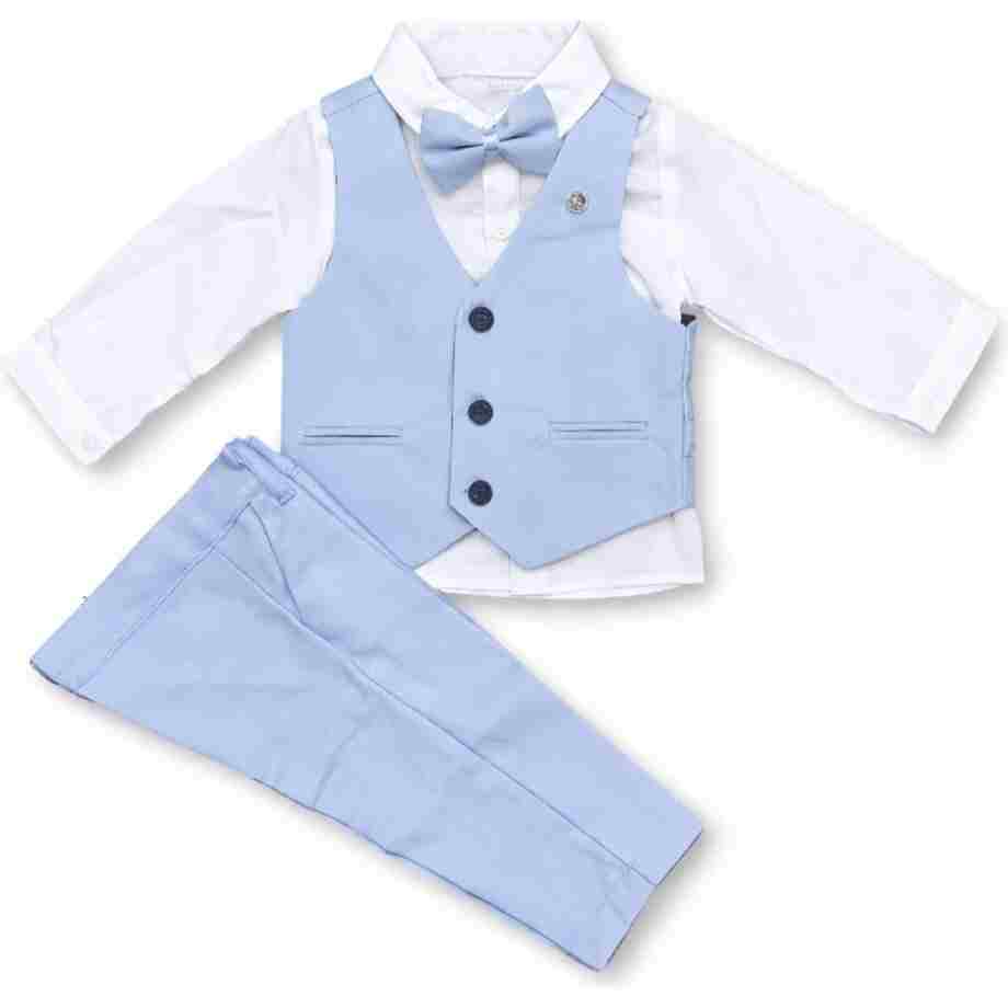 elegantni komplet za prvi rodjendan decaci elegantni komplet svetlo plavi za dečake Teddy Kids