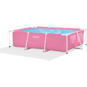 intex bazen pink rectangular frame bazen 220x150x60 cm plava boja