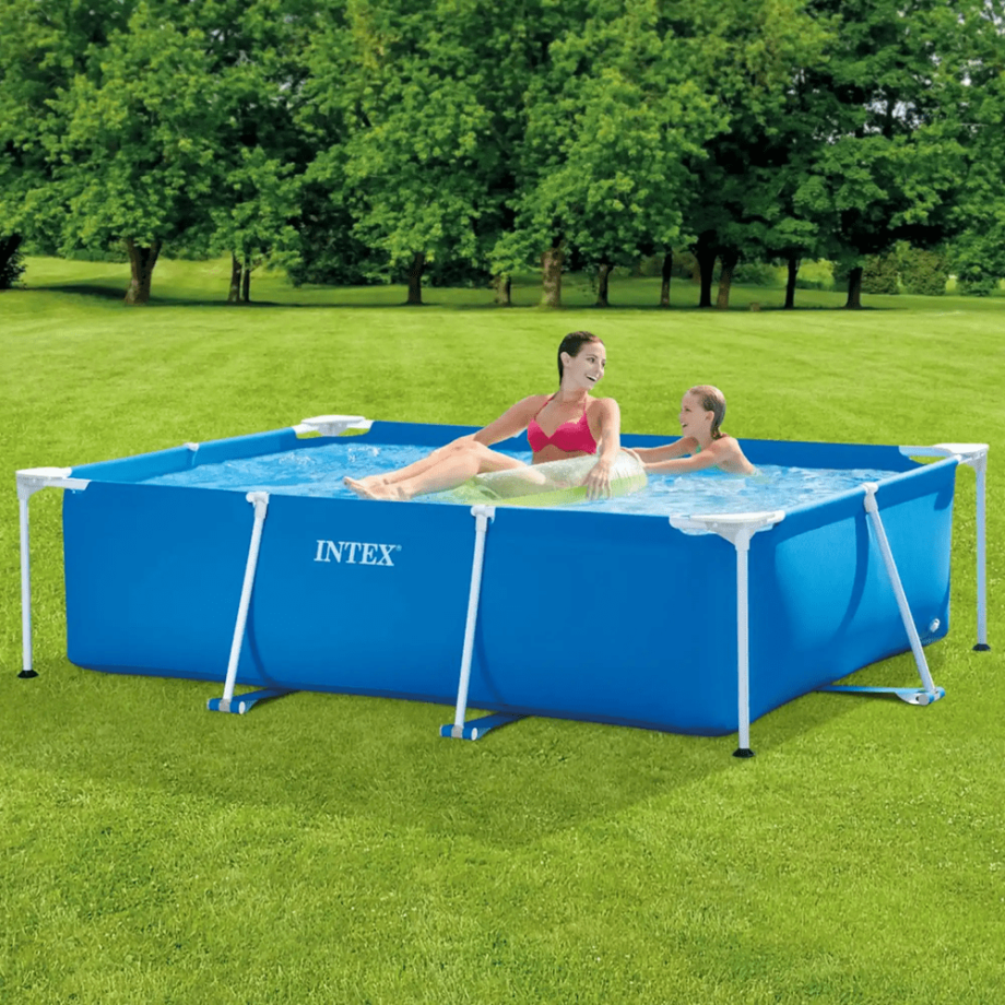 Intex bazen Rectangular Frame bazen 220x150x60 cm intex bazen rectangular frame bazen 220x150x60 cm plava boja detalj