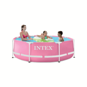 intex bazen pink metal frame bazen 244×76 cm roze boja detalj