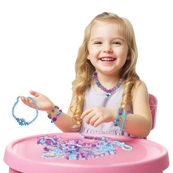 stich nakit set 040839 za devojčice sa raznobojnim perlicama bliži prikaz