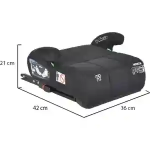 auto sedište buster Monza sa isofixom crne boje detalj