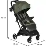 Cangaroo-Kolica-za-bebe-Airwalk-cabin-size-Deep-Green