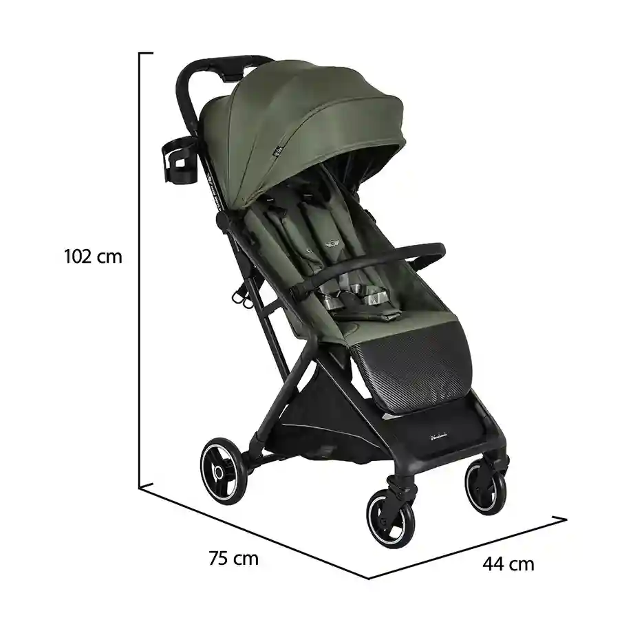 Cangaroo-Kolica-za-bebe-Airwalk-cabin-size-Deep-Green