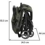 Cangaroo Kolica za avion Airwalk – Deep Green - Slika 8