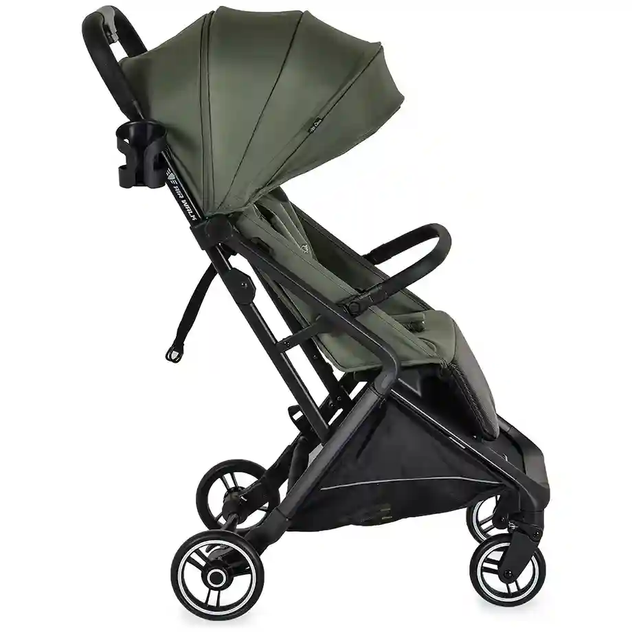 Cangaroo Kolica za bebe Airwalk cabin size Deep Green elegantan i moderan ram