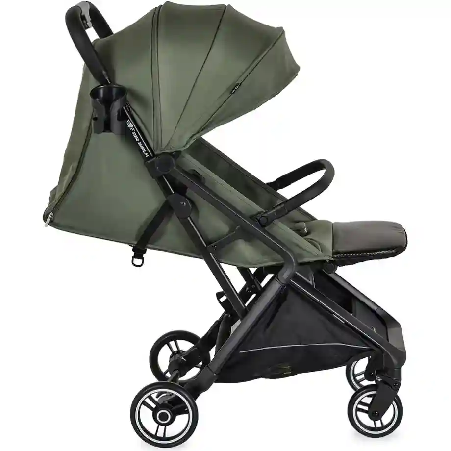 Cangaroo Kolica za bebe Airwalk cabin size Deep Green lezeci polozaj 1
