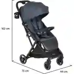 Cangaroo kolica za avion Airwalk u boji greystone detalj