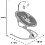 Cangaroo Ljuljaška za bebe Cloud Premium – Light Grey ljuljaška za bebe Cangaroo Cloud Premium Light Grey detalj