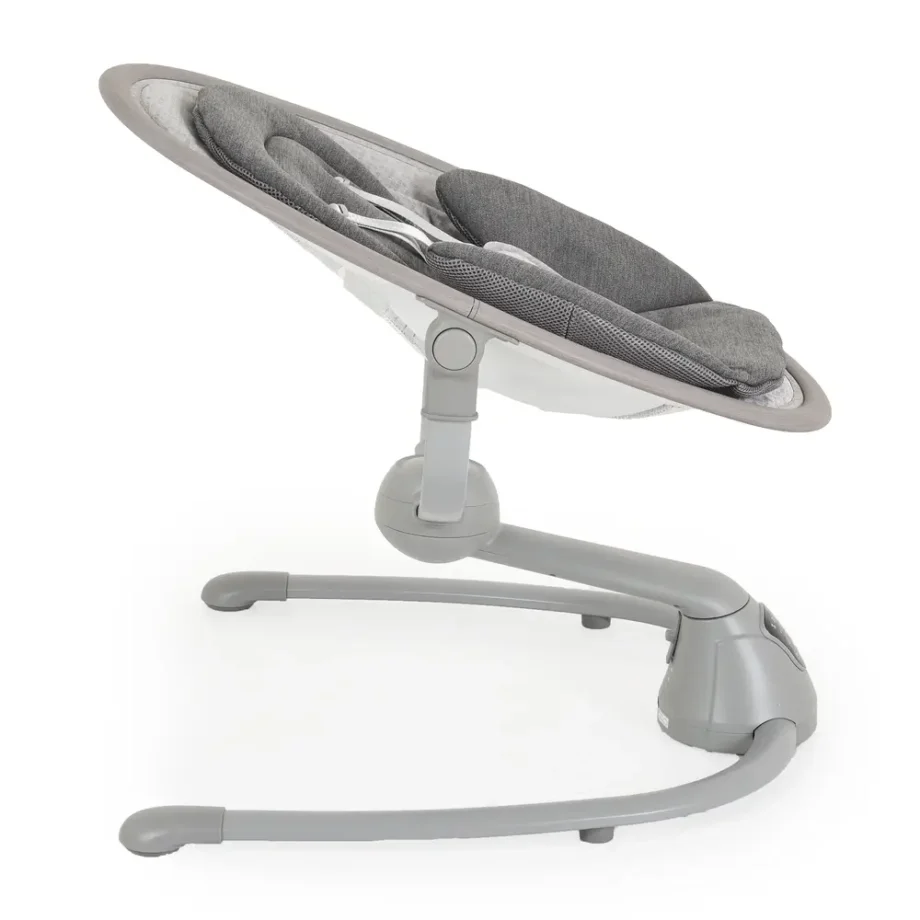 ljuljaška za bebe Cangaroo Cloud Premium Light Grey pogled sa strane