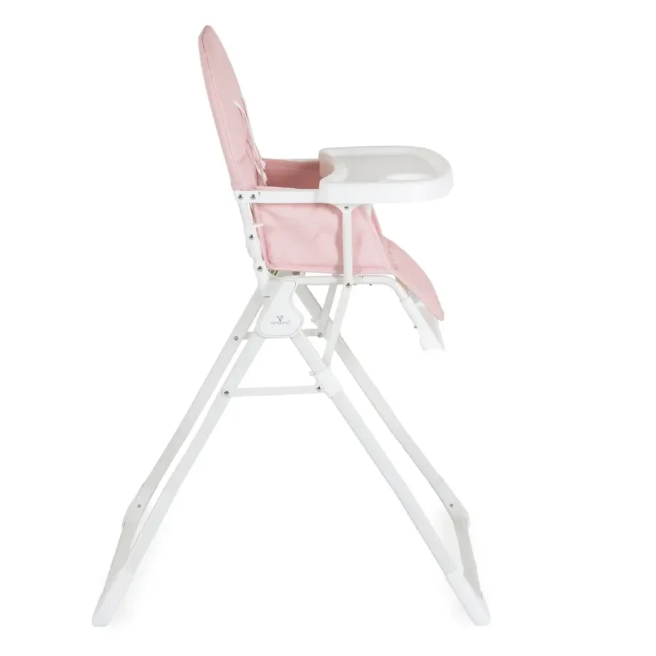 cangaroo stolica za hranjenje waffle pink pogled sa strane