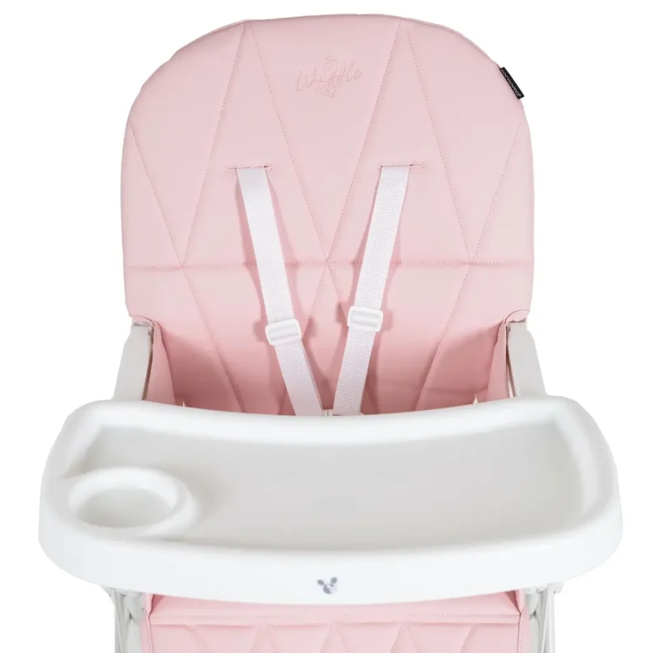 cangaroo stolica za hranjenje waffle pink detalj