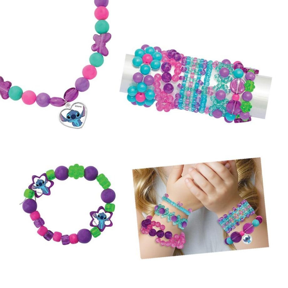 stich nakit set 040852 za devojčice sa raznobojnim perlicama bliži prikaz