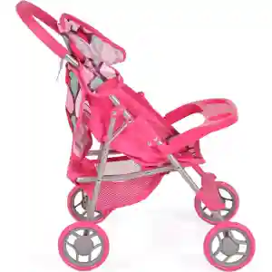 kolica za lutke Mini ružičasta boja detalj