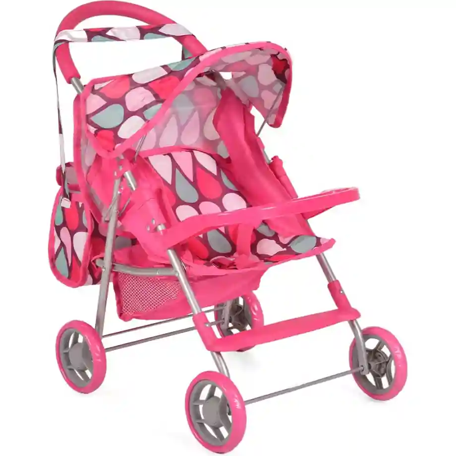 Kolica-za-lutke-mini-5 kolica za lutke Mini ružičasta boja