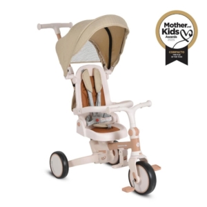 Byox Tricikl za decu Compacto 4in1 – Beige tricikl za decu beige byox