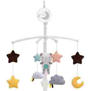 vrteška za krevetac Dreamy siva boja