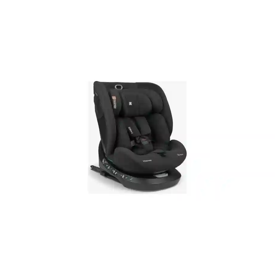 Kikka Boo autosedište 40-150 cm I-Hike Premium I-SIZE ISOFIX Black dizajnirano je kao dugoročno rešenje koje prati rast deteta od 40 do 150 cm visine