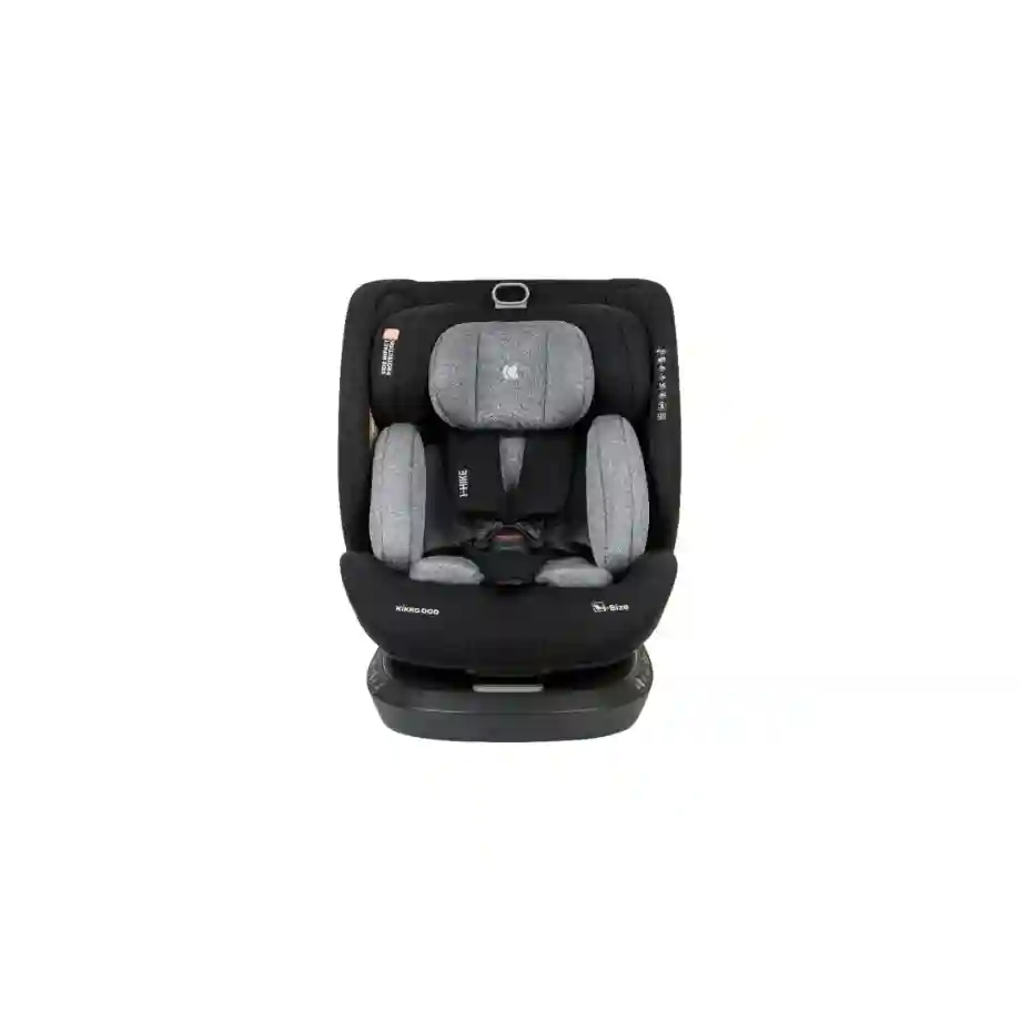 Kikka Boo autosedište 40-150 cm I-Hike Premium I-SIZE ISOFIX Black dizajnirano je kao dugoročno rešenje koje prati rast deteta od 40 do 150 cm visine.