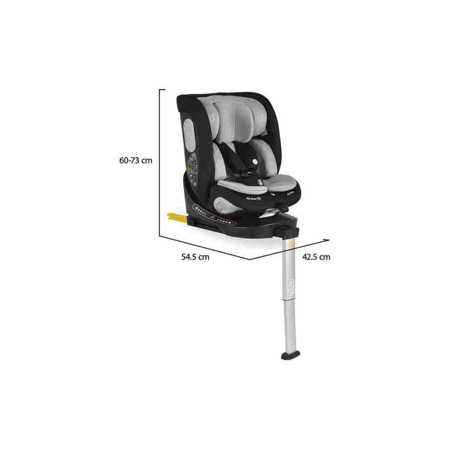 Moni Auto sedište za decu Strike 40-150 cm – Dark Grеy moni auto sedište za decu strike dark grey detalj