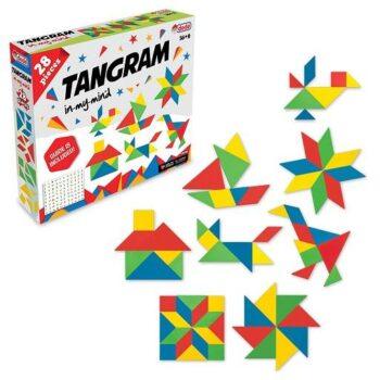 tangram slagalica edukativna igračka drvo