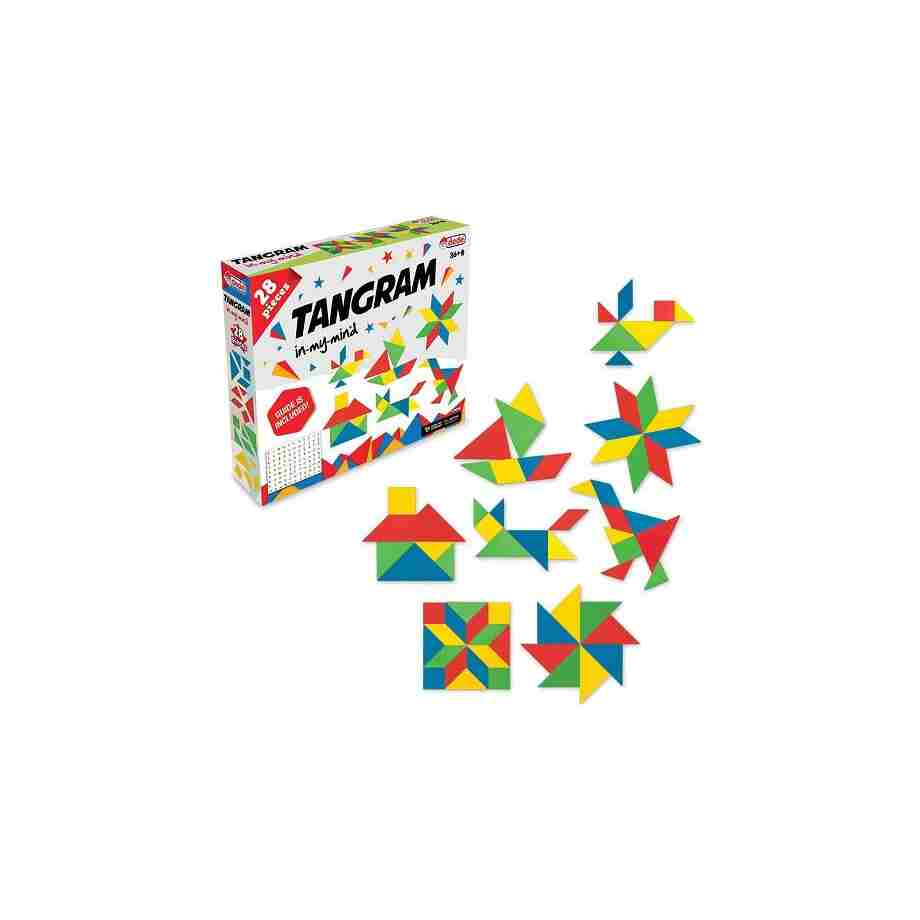 tangram slagalica edukativna igračka drvo