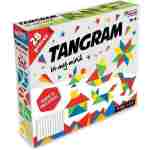 tangram slagalica edukativna igračka drvo bliži prikaz
