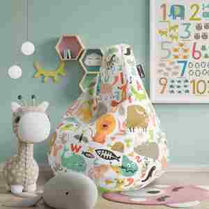 lazy bag za decu univerzalna veličina od šoteks materijala