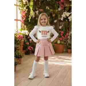 Bluza I suknja komplet baby roze 4-7godina