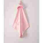Peskir za kupanje roze frotirni peškir sa kapuljačom za bebe 75x80 cm sa mekanim pamučnim materijalom