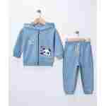 komplet panda 06 18 meseci komplet panda 06-18 meseci teddy kids pamučni set od 3