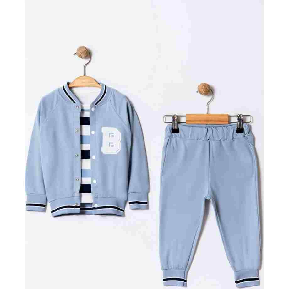 komplet koledzica 09-18 meseci sa jaknicom majicom i pantalonama za bebe