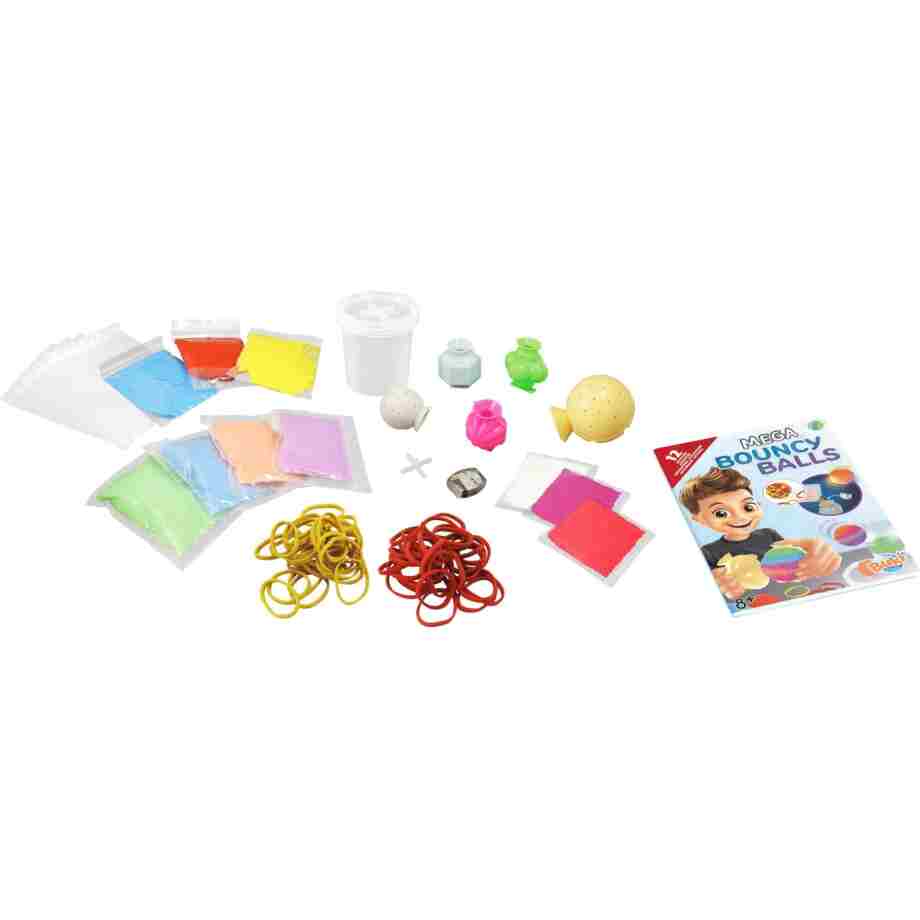 Buki Mega loptice skocice kreativni set za decu sa kalupima i materijalom za pravljenje skocica