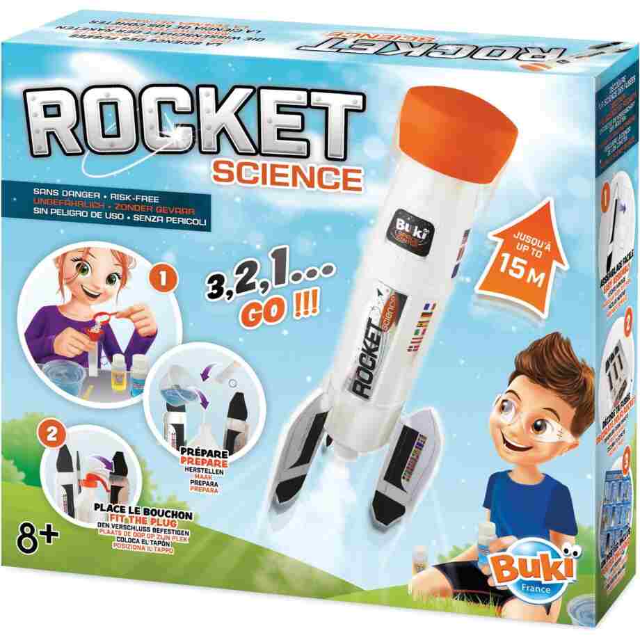 buki nauka rakete, raketa eksperiment za decu, stem set raketa, naučni set za decu, eksperiment raketa