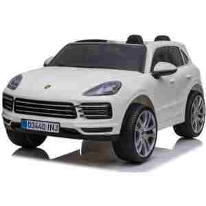 Dečiji auto na baterije 2205 Porsche SUV beli Dečiji auto na baterije 2205 Porsche SUV licencirani model sa daljinskim upravljačem i multimedijom
