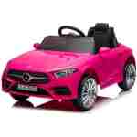 Dečiji auto na akumulator Mercedes 2220 roze Dečiji auto na akumulator Mercedes 2220 beli električni auto za decu sa motorima 2 × 45W i brzinom 3–5 km/h