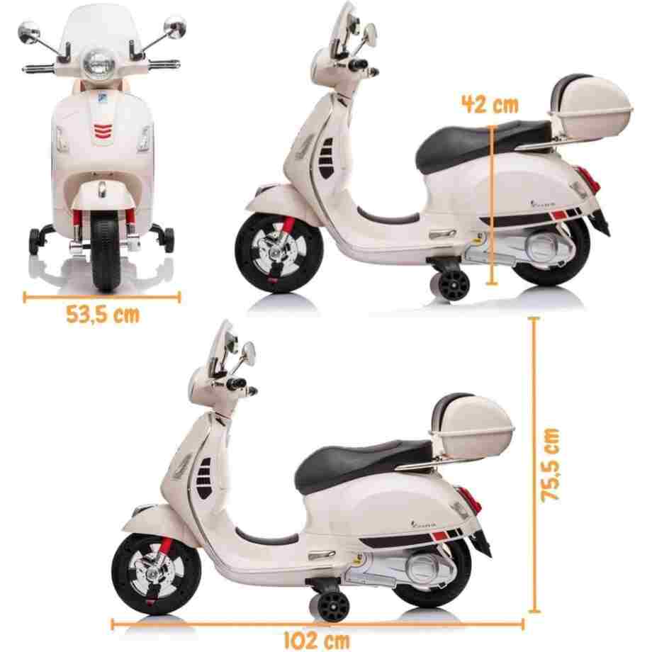 5100365 Vespa GTS300 Kids motorbike White 10