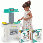 dolu kuhinja set 026163 decija kuhinja sa rernom sudoperom i dodacima