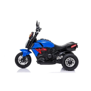 Chopper motor na akumulator plavi – bočni izgled