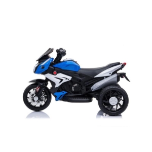 Plavi dečiji motor na akumulator 6V – trotočkaš za decu