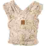 kengur marama za bebe isla secret garden beige bež marama za nošenje bebe sa floralnim motivom