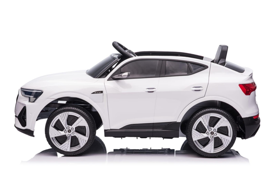 Audi E-tron Sportback - Beli - Auto na akumulator za decu Audi E-tron Sportback - Beli - Auto na akumulator za decu