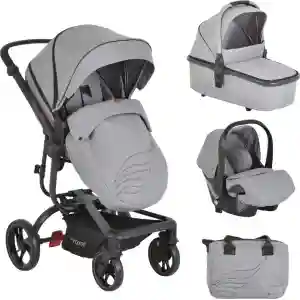 Kolica za bebe Ellada 3u1 iSize – Grey