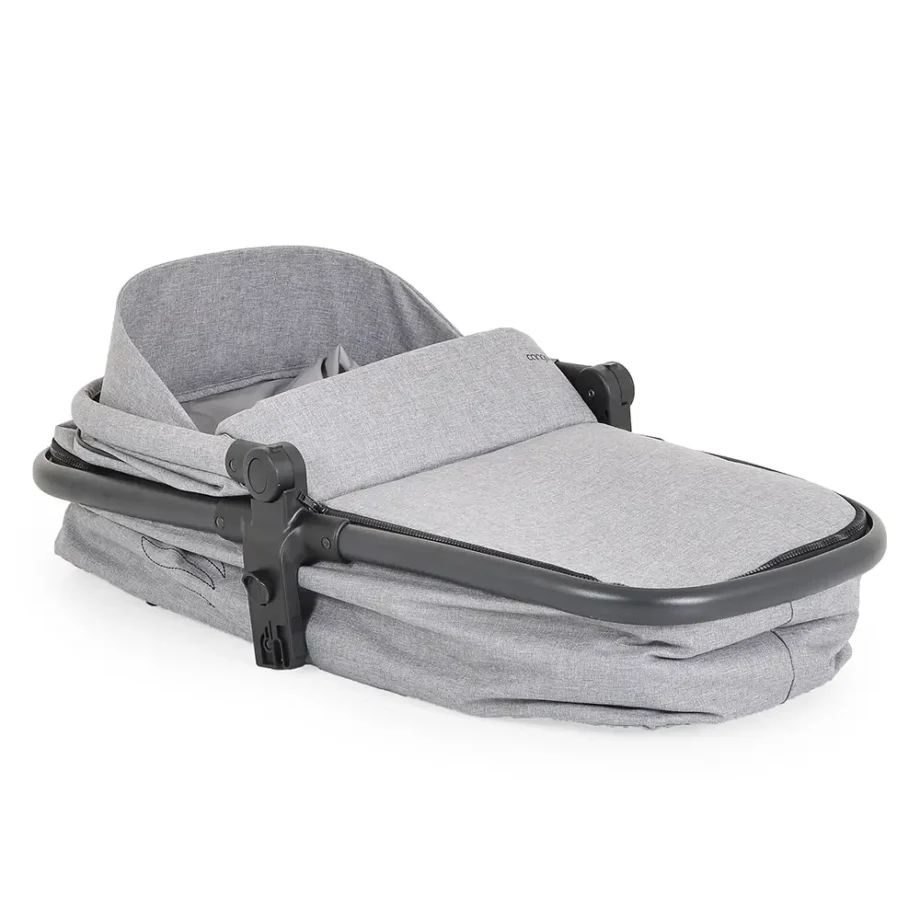 Kolica za bebe Ellada 3u1 I size Grey cvrsta korpa za novorodjencad ima mogucnost sklapanja za odlaganje