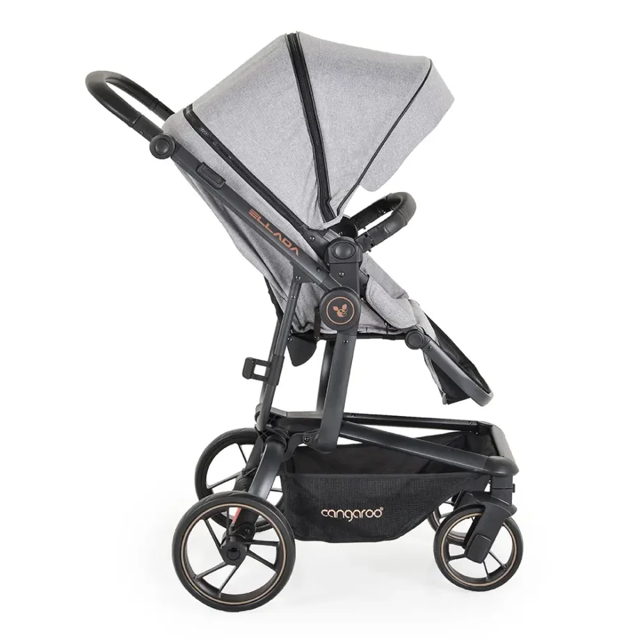 Kolica za bebe Ellada 3u1 I size Grey prikaz sportskog dela sa bocne strane