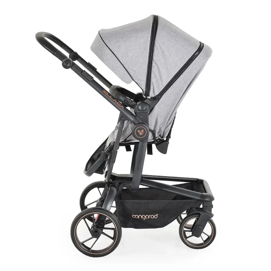 Kolica za bebe Ellada 3u1 I size Grey reverzibilno sportsko sediste